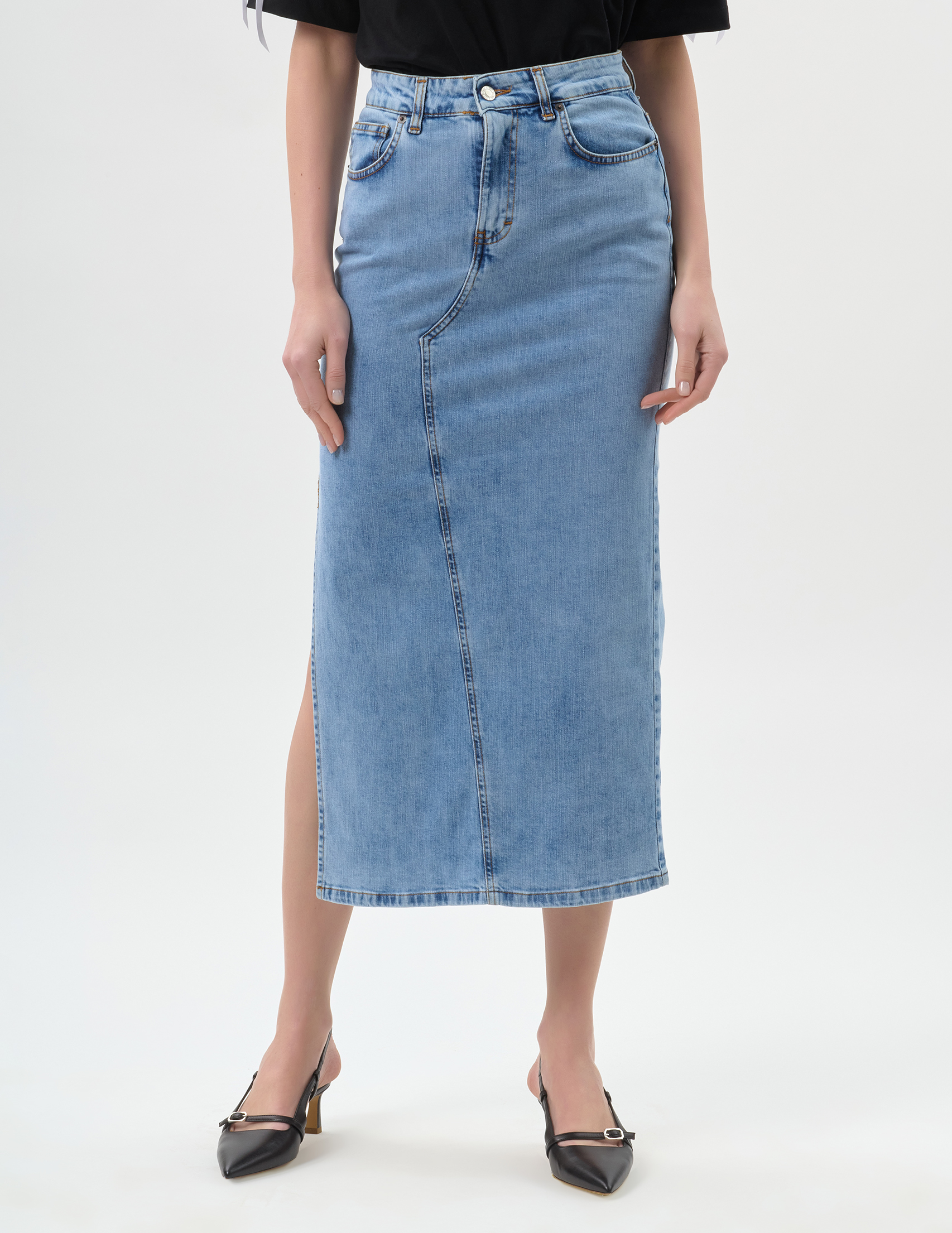 

Юбка, Голубой