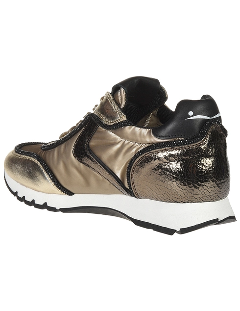 женские золотые Кроссовки Voile Blanche 4061_gold - фото-2