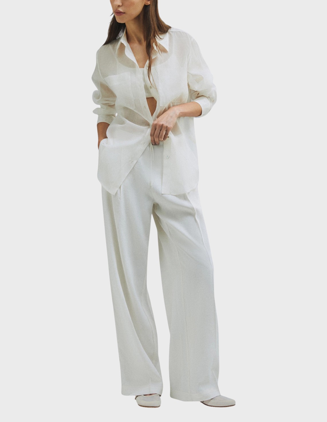 

Брюки, Белый