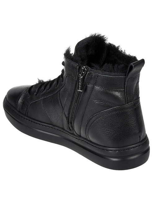 мужские черные Кеды Baldinini 47020-black - фото-2