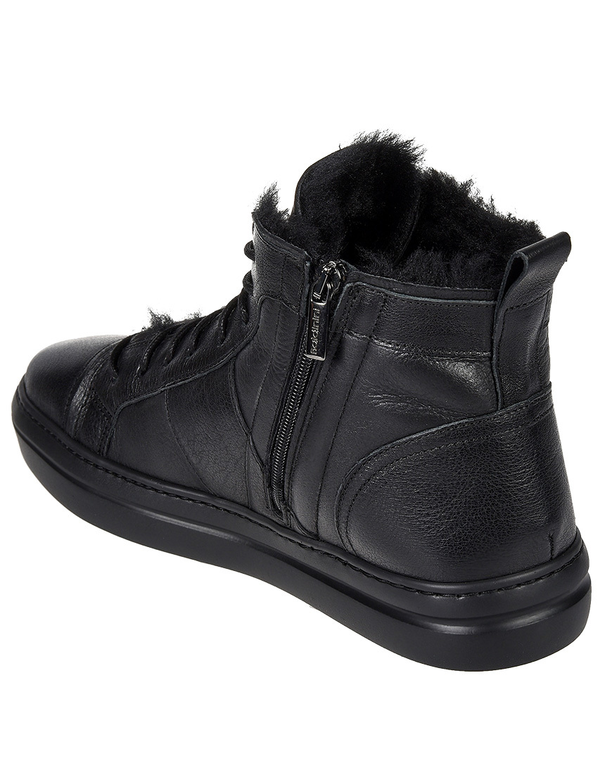 мужские черные Кеды Baldinini 47020-black - фото-2