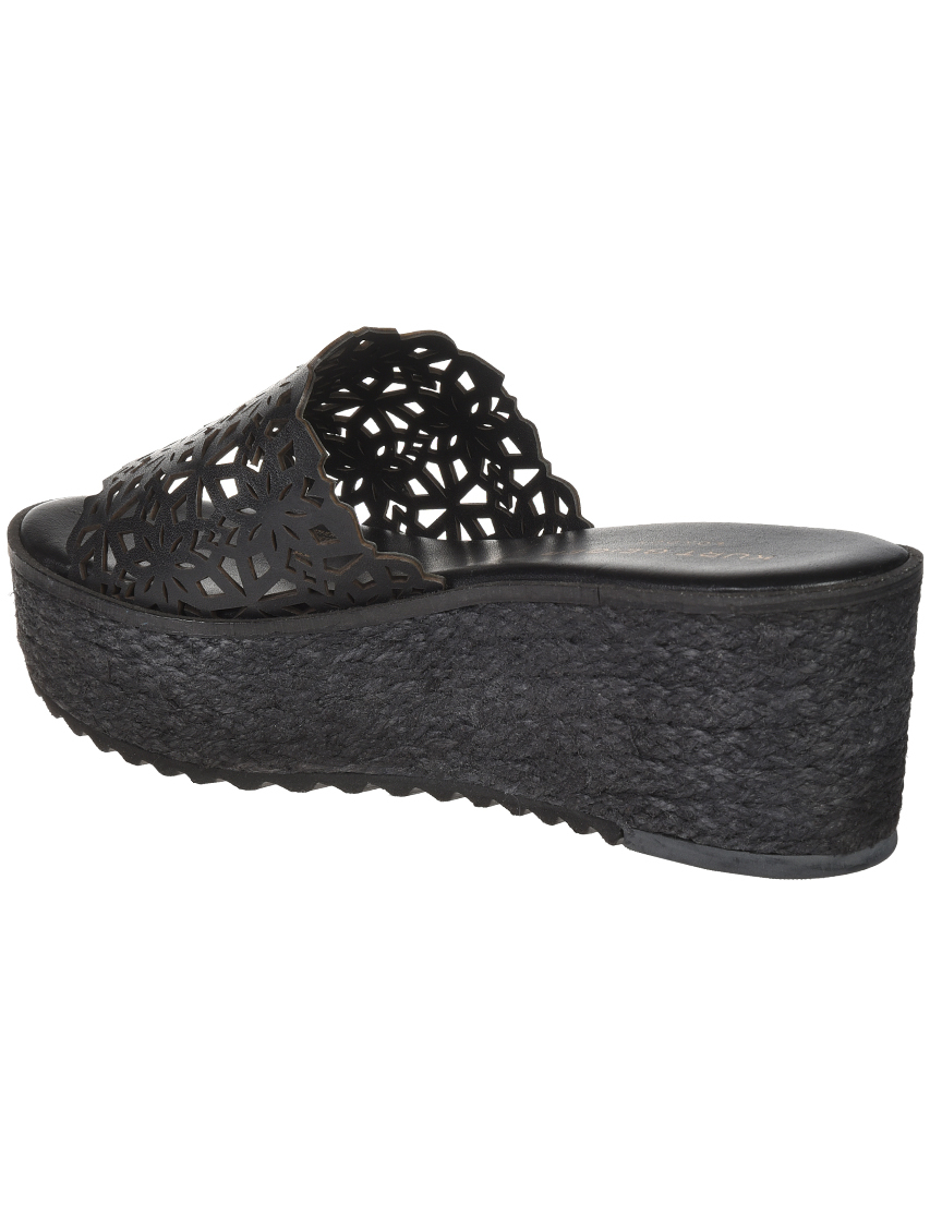женские черные Шлепанцы Kurt Geiger PANSY-BLACK-о - фото-2