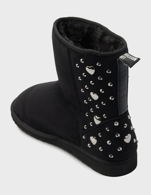 женские черные Угги Love Moschino 2540_black - фото-2