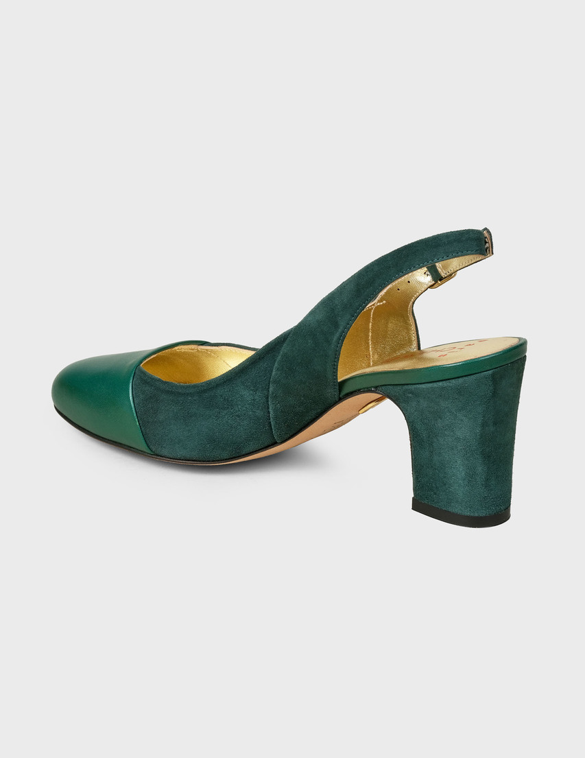 женские зеленые Босоножки Charles Jourdan СhJ-674390-50-6-green - фото-2