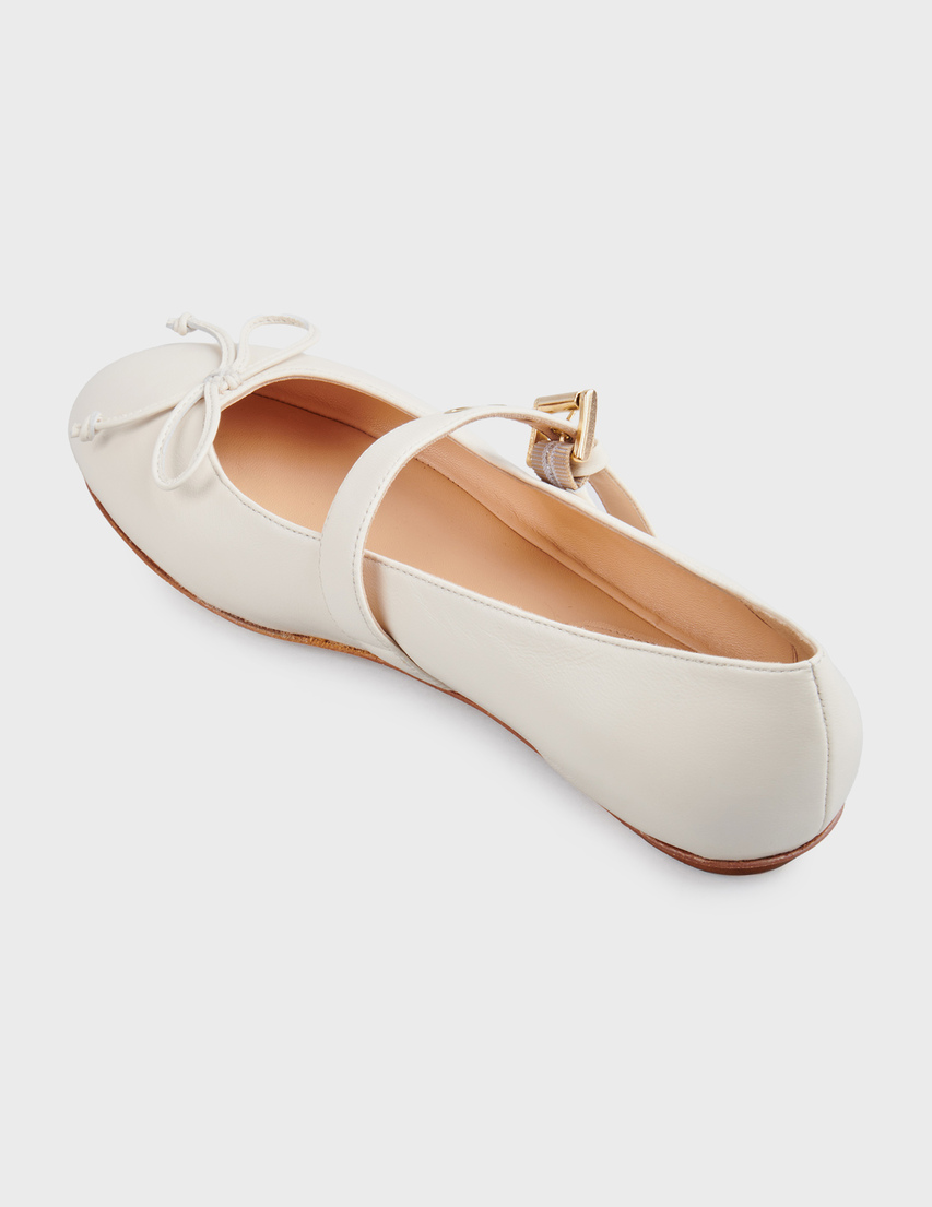 женские бежевые Балетки Fabio Rusconi 2236-K-milk_beige - фото-2