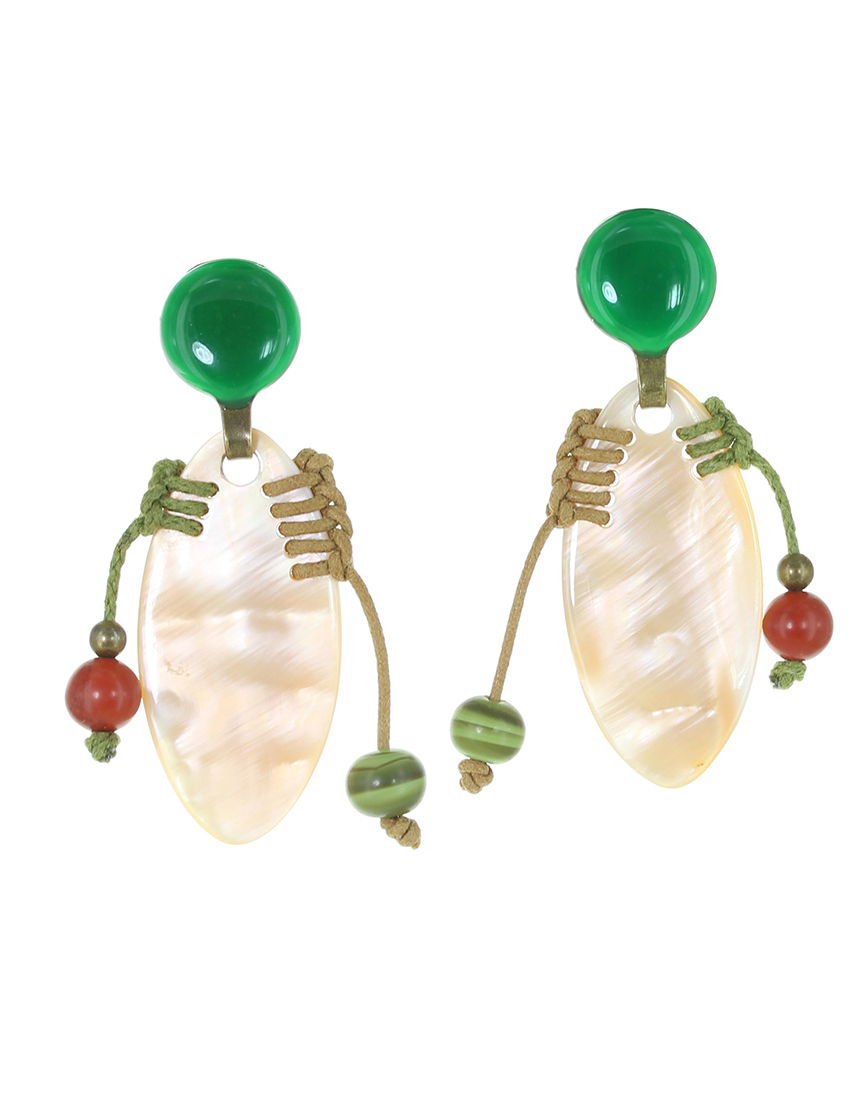 

Серьги, Зеленый