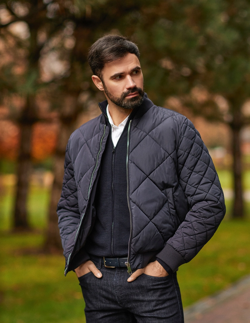 Бомбер Antony Morato MMCO00793-FA600241-7106_blue_164716 (Темно