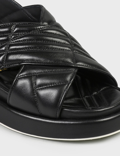 женские черные кожаные Босоножки Loriblu AGR-2EX400085342 - фото-5