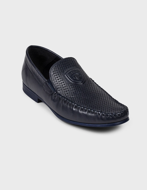 синие Лоферы Baldinini 97029-blue