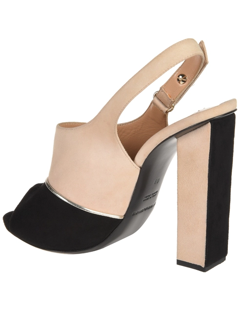 женские бежевые Босоножки Emporio Armani EA8175_beige - фото-2