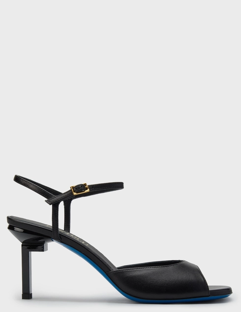 женские черные кожаные Босоножки Loriblu 6E7LLF54-F5403 - фото-5