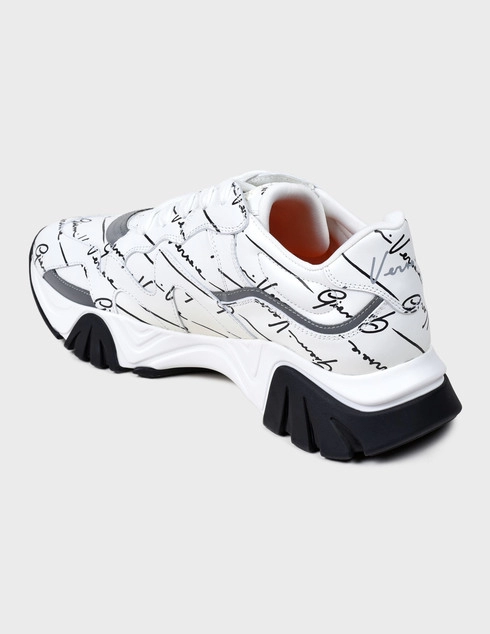 женские белые Кроссовки Versace 113-DV19-DBN-white - фото-2