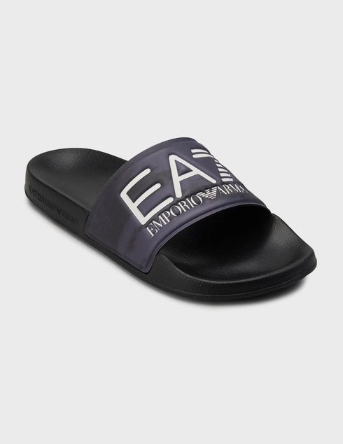 черные Шлепанцы Ea7 Emporio Armani 108-135_blackW