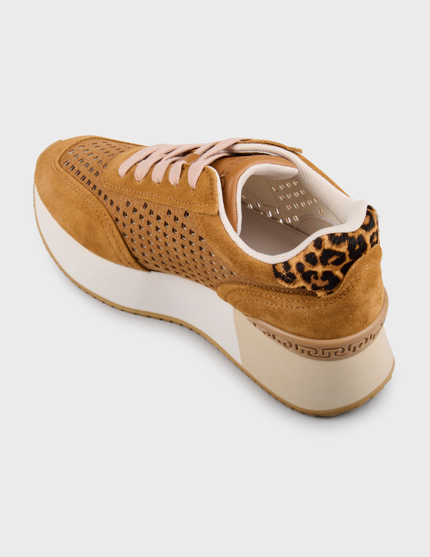 женские коричневые Кроссовки Liu Jo 5103_brown - фото-2