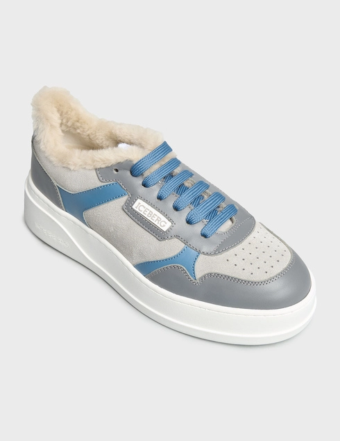 серые Кеды Iceberg 2113-3-kgrey-blumix_gray