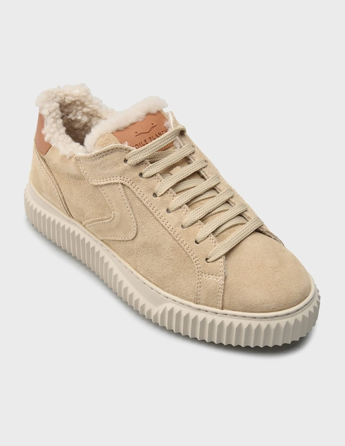 бежевые Кеды Voile Blanche 7113_beige