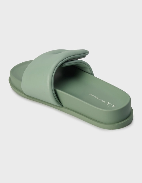 женские зеленые Шлепанцы Armani Exchange XDP061XV926-01817_green - фото-2