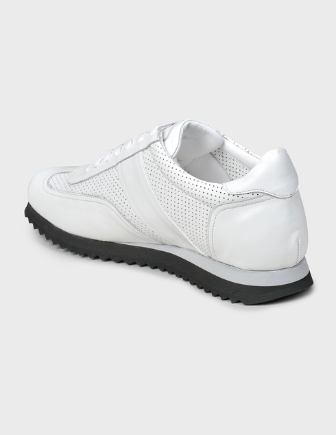 мужские белые Кроссовки Pellettieri di Parma 298009-14-148-white - фото-2
