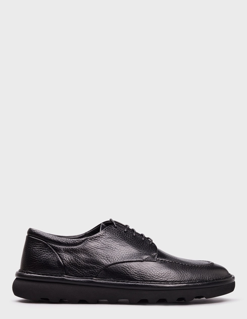 мужские черные кожаные Туфли Giampiero Nicola 45411_black - фото-5