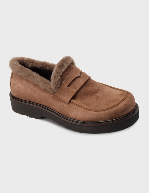 коричневые Лоферы H'estia Venezia 4836_brown
