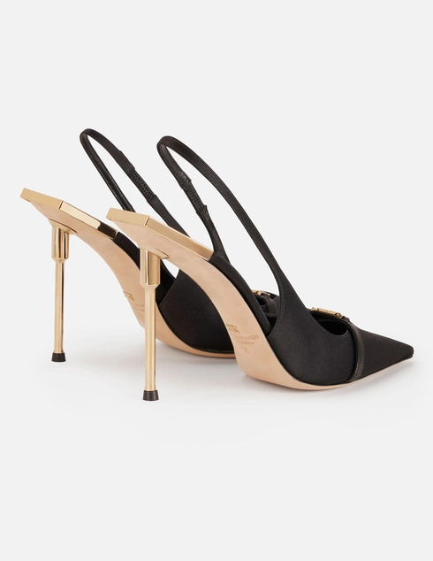 женские черные Босоножки Elisabetta Franchi SA-29L-61E2-V690-110 - фото-2