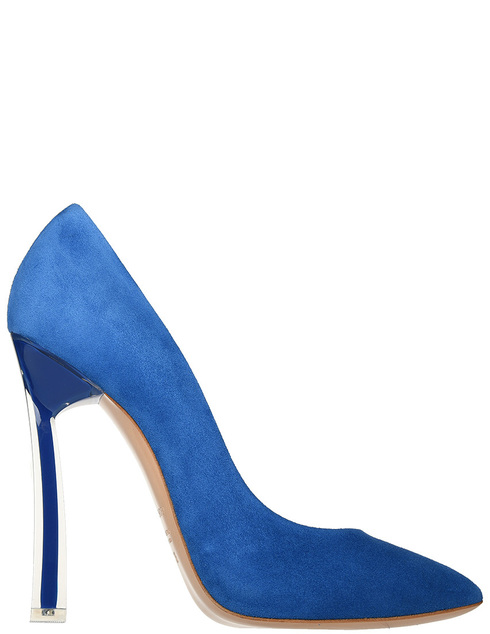 женские синие замшевые Туфли Casadei 561_blue - фото-5