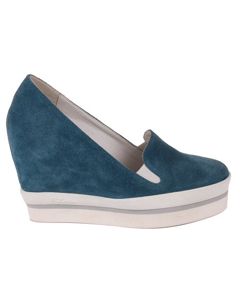 женские синие Туфли Logan 1042-blue - фото-2