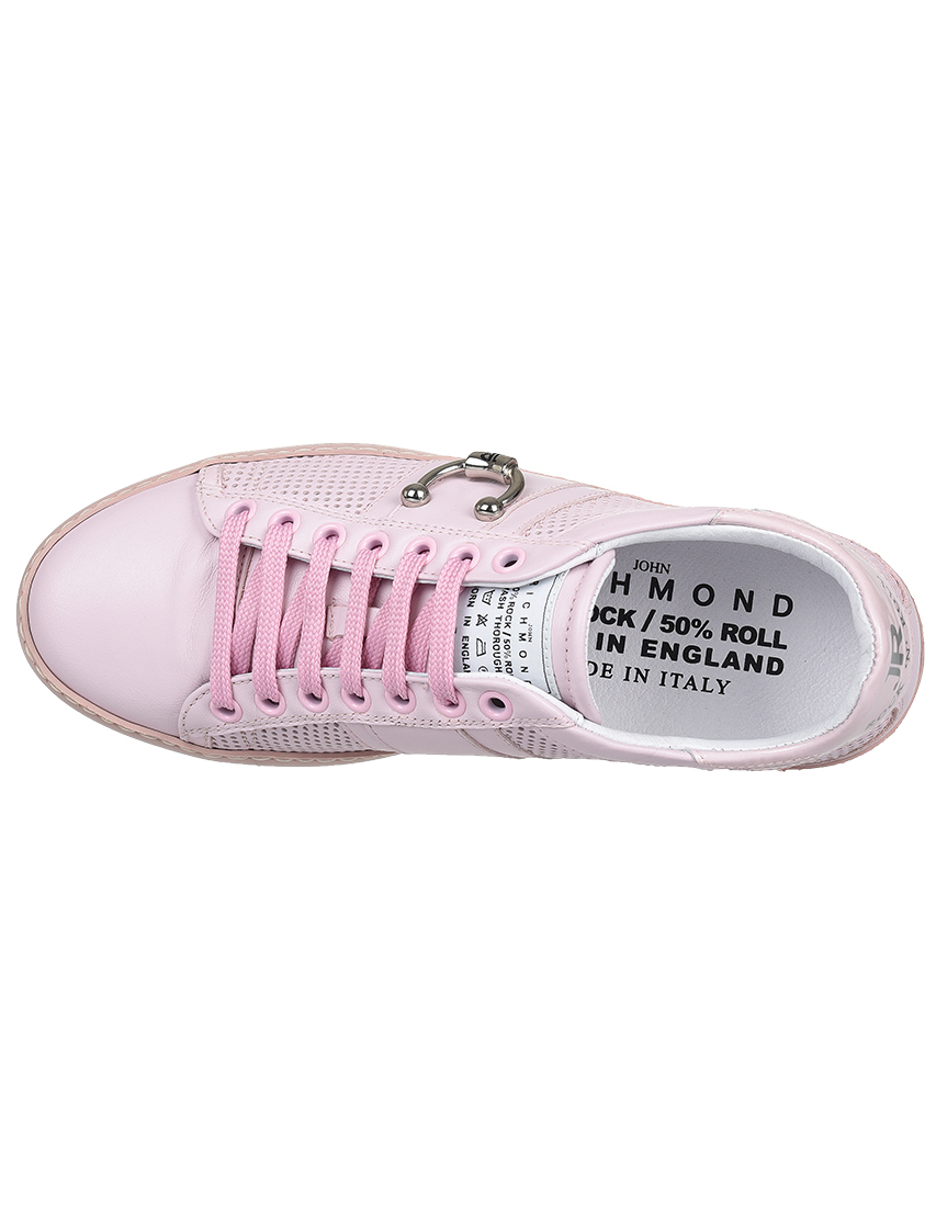 розовые женские Кеды John Richmond 4494-pink 7614 грн