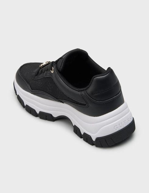 женские черные Кроссовки Guess FLFBRTELE12 _black - фото-2