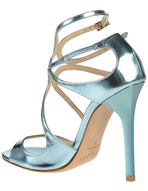 женские голубые Босоножки Jimmy Choo JCH9864_blue - фото-2