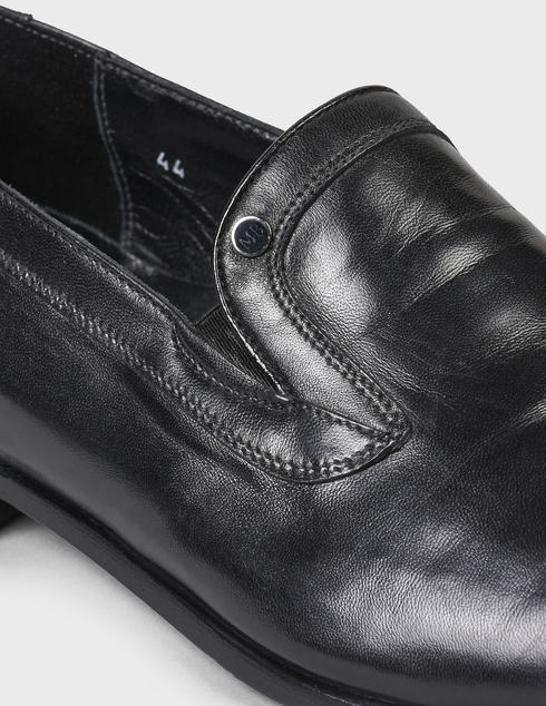 мужские черные кожаные Туфли Mario Bruni 58722-black - фото-5