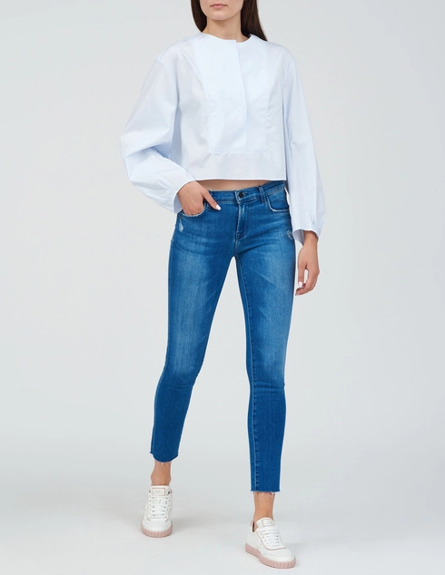 J Brand JB001757-811E508RAW-Mid-Rise-Skinny_blue фото-1