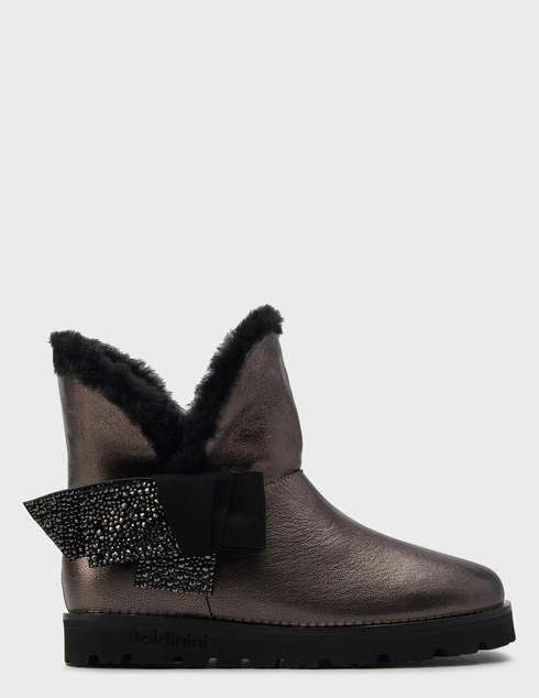 женские коричневые кожаные Угги Baldinini 48217_brown - фото-5
