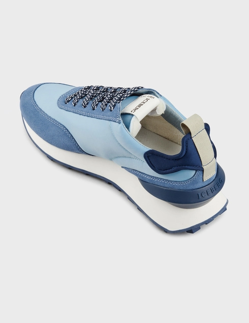 мужские голубые Кроссовки Iceberg 1728-3-R-blu-jeans_blue - фото-2