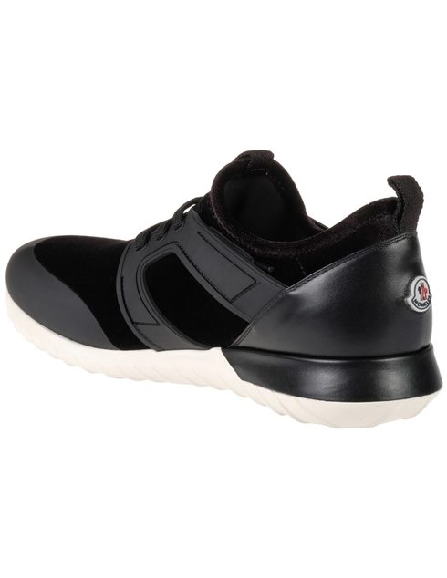 женские черные Кроссовки Moncler MON19108NER_black - фото-2
