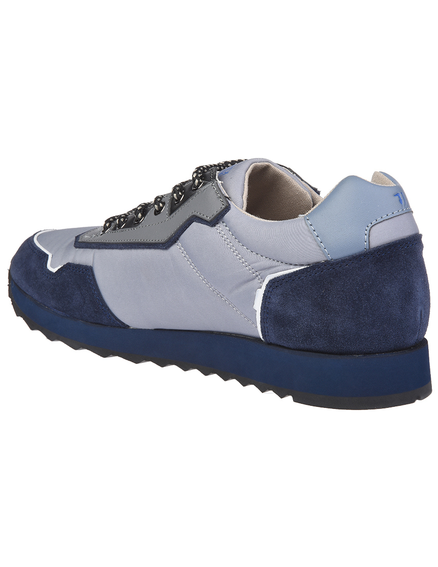 мужские серые Кроссовки Trussardi 00103-U603_gray - фото-2