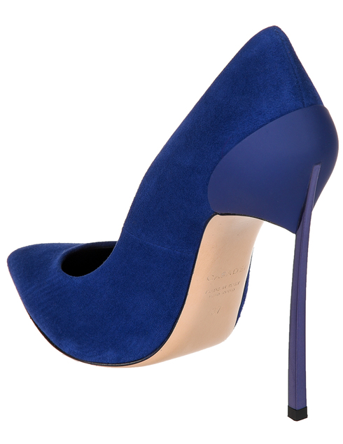 женские синие Туфли Casadei Т-215-З-blue - фото-2