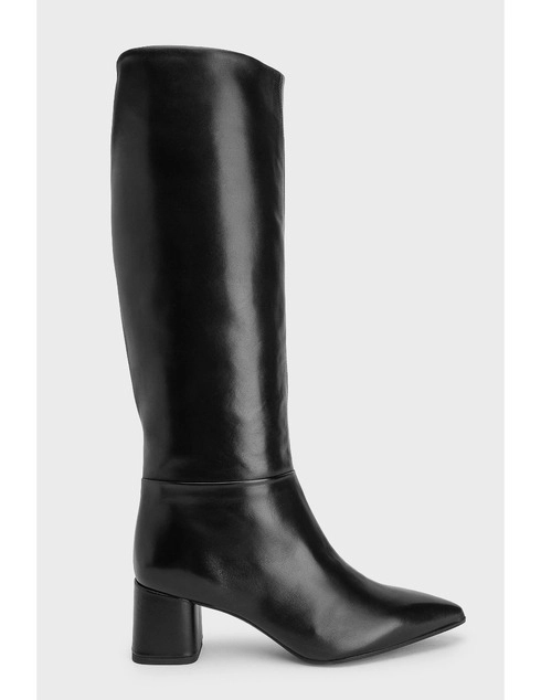 женские черные кожаные Сапоги Jubile JUBILE_16 - фото-5