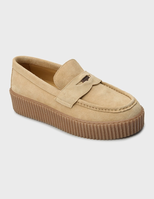 бежевые Лоферы Weekend Max Mara KAPOKLOAFER_beige