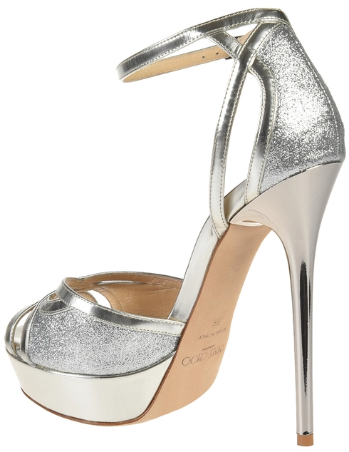 женские серебряные Босоножки Jimmy Choo JCH9867_silver - фото-2