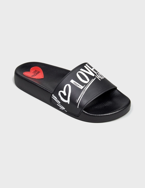 черные Шлепанцы Love Moschino 28142_black