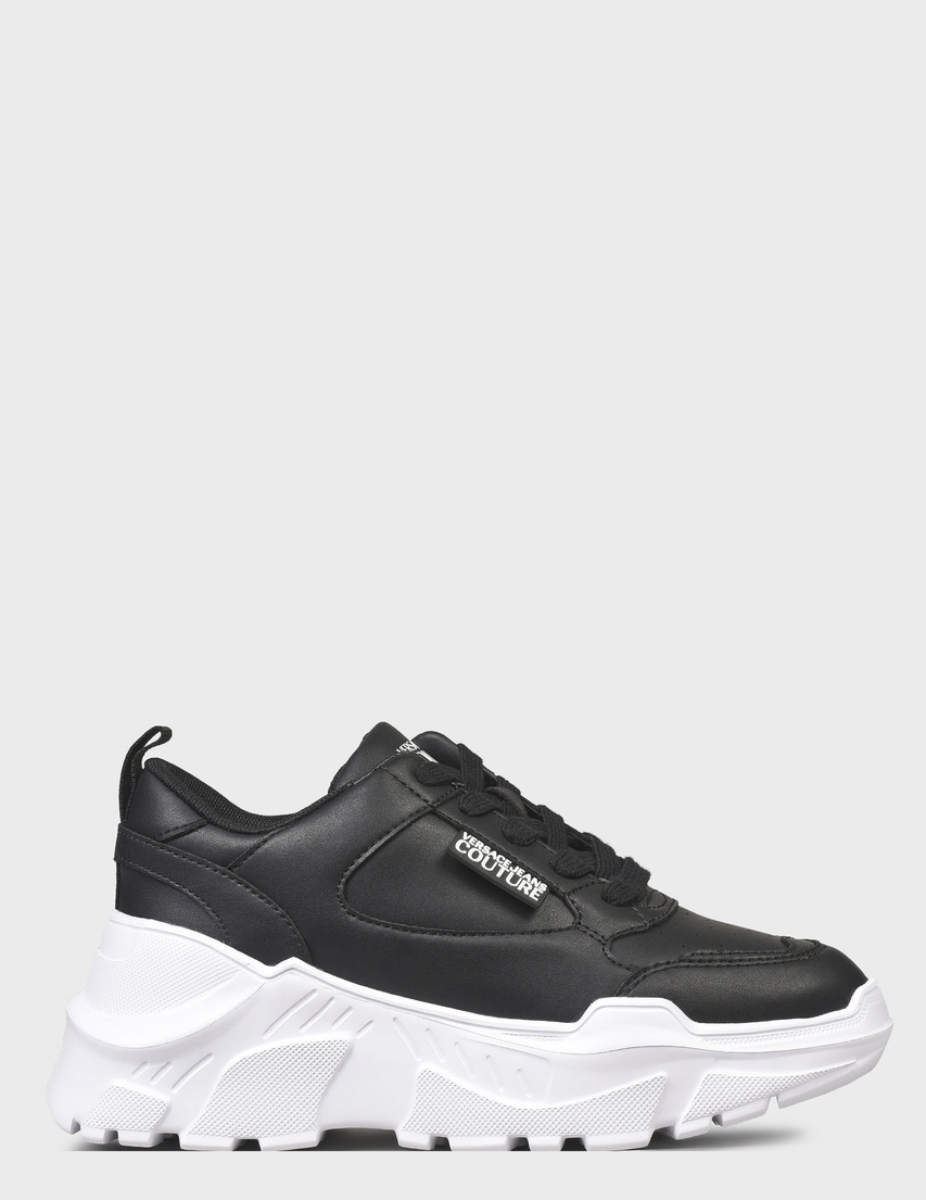 женские черные Кроссовки Versace Jeans Couture AGR-73VA3SC2-899 - фото-2