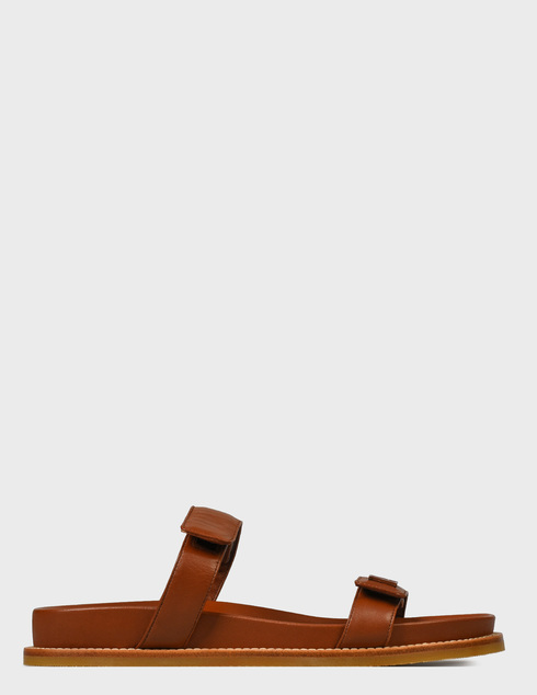 женские коричневые кожаные Шлепанцы Emporio Armani AGR-X3P778XF271-00021 - фото-5