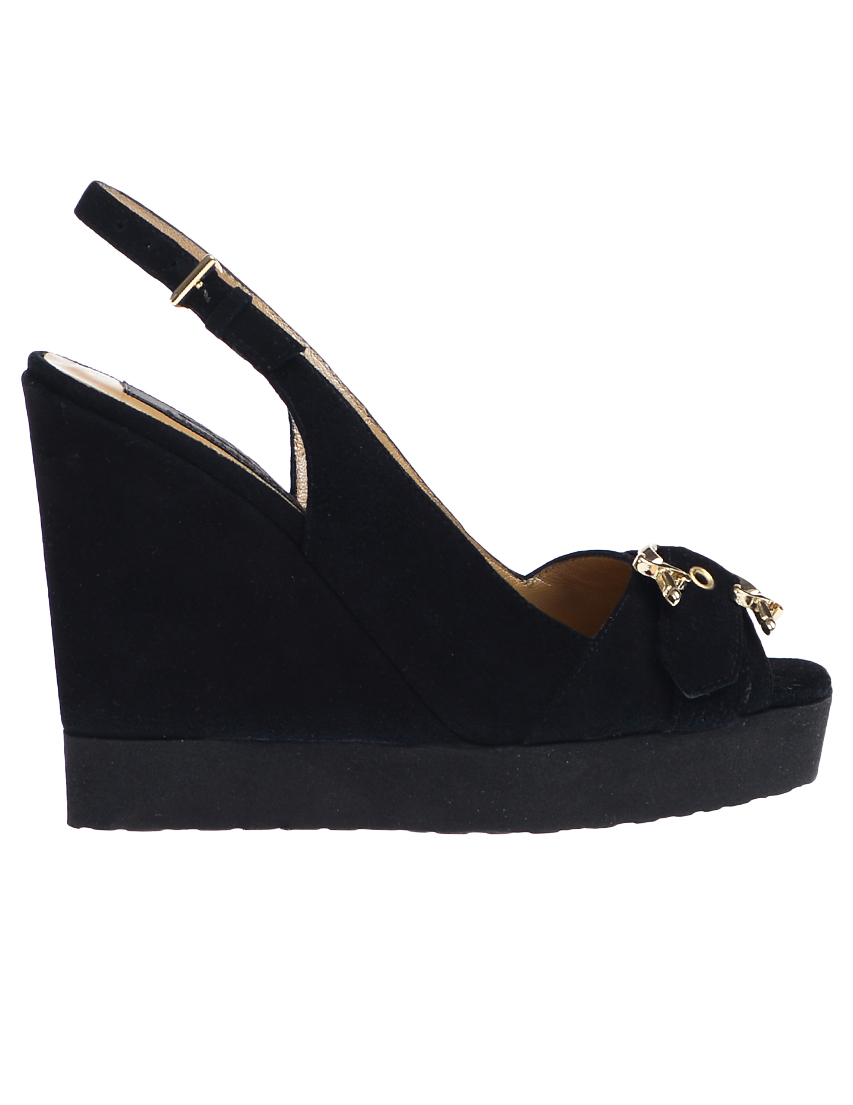 женские черные Босоножки 4US Cesare Paciotti RD1_black - фото-2