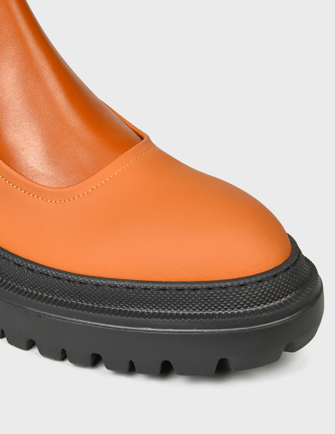женские оранжевые кожаные Ботинки L'Autre Chose LC-FW21-LDO004-45GG3081G888-brown - фото-5