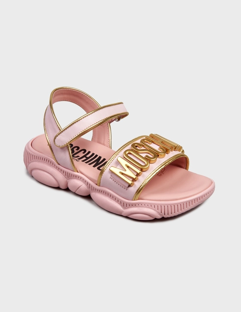 розовые Сандалии Moschino 77409-roza_pink