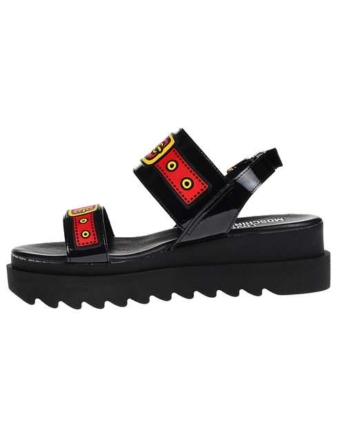 черные женские Босоножки Love Moschino 16305_black 5854 грн