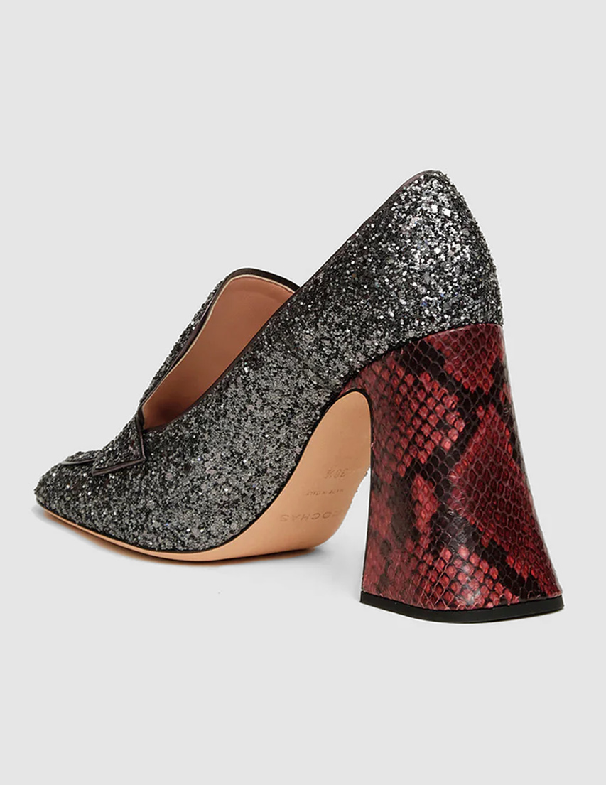 женские серебряные Туфли Rochas RO31201A-8172-silver - фото-2