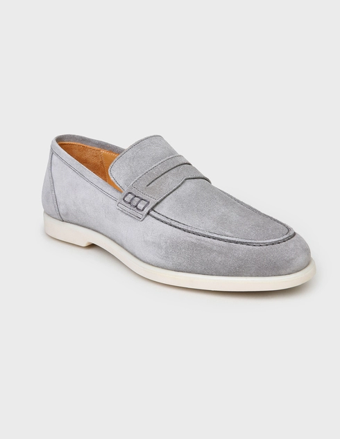 серые Лоферы Lab Milano MER5100-grey
