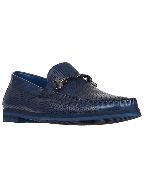 синие Лоферы Mario Bruni 61297-blue